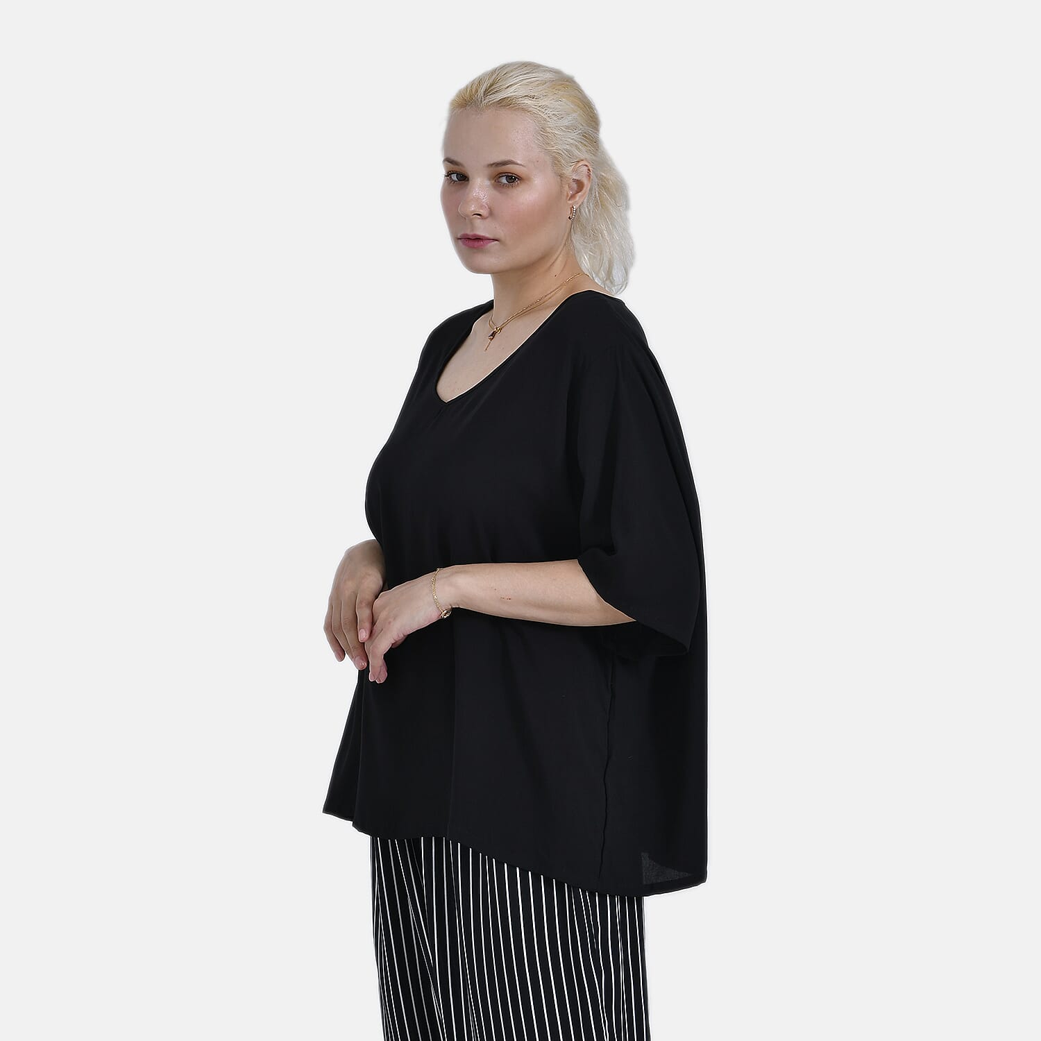 La Marey Relaxed Fit Striped Print Loungewear Co-ords Set 7977055 4