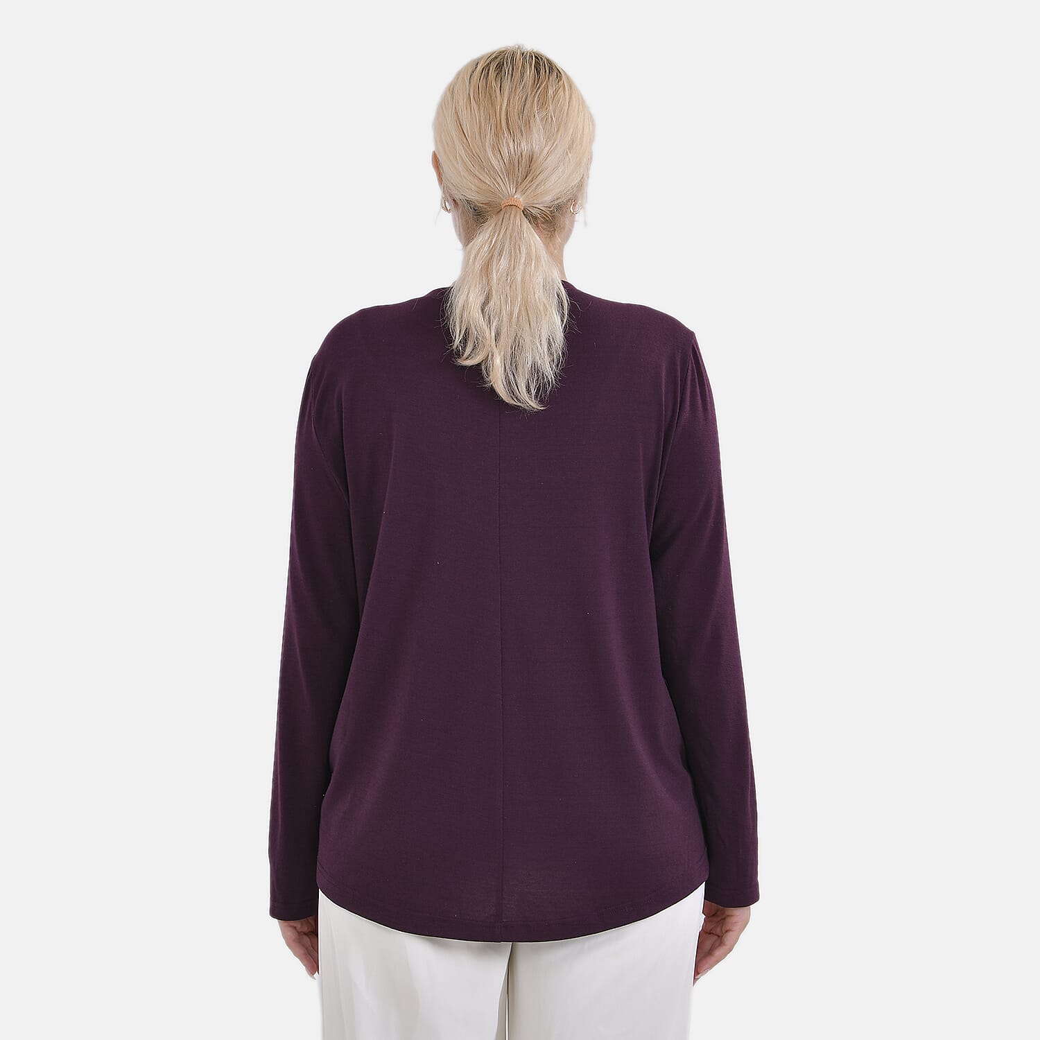 La Marey Sequin Top (Size M) - Purple 7848913 8