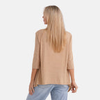 La Marey Soft-Touch Asymmetric Top (Size 16 To 18) - Beige
