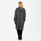 La Marey Relaxed Fit Leopard Print Shirt (Size 8-10) - Grey