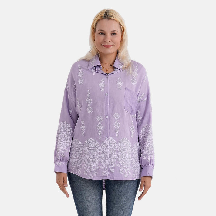 La Marey Floral Relaxed Fit Shirt 8360241 1