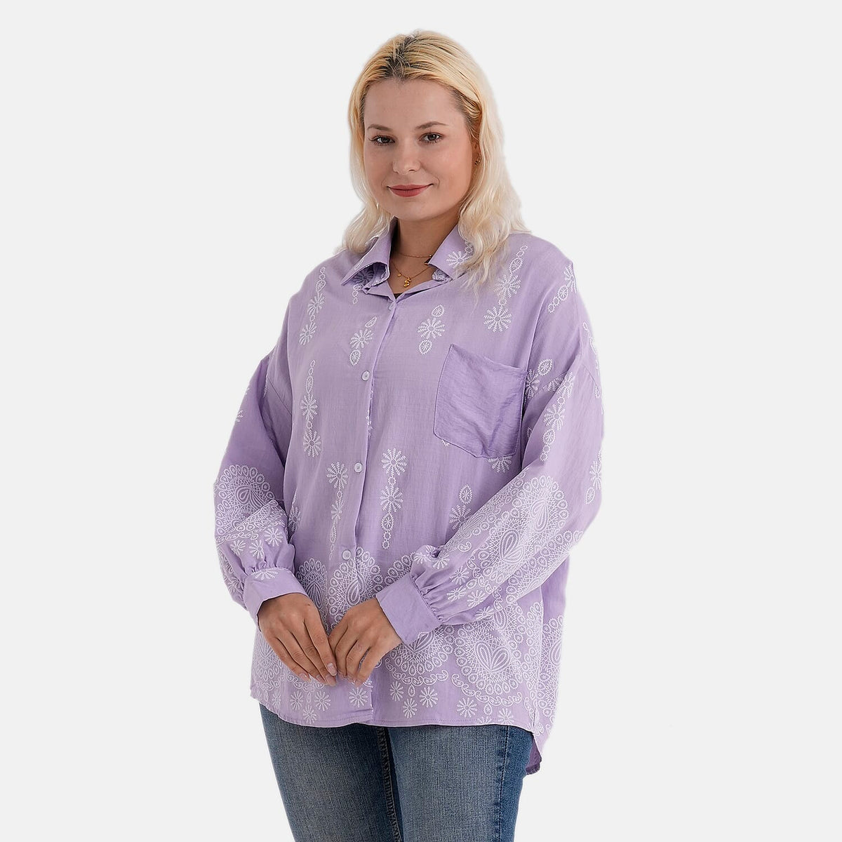 La Marey Floral Relaxed Fit Shirt 8360241 3