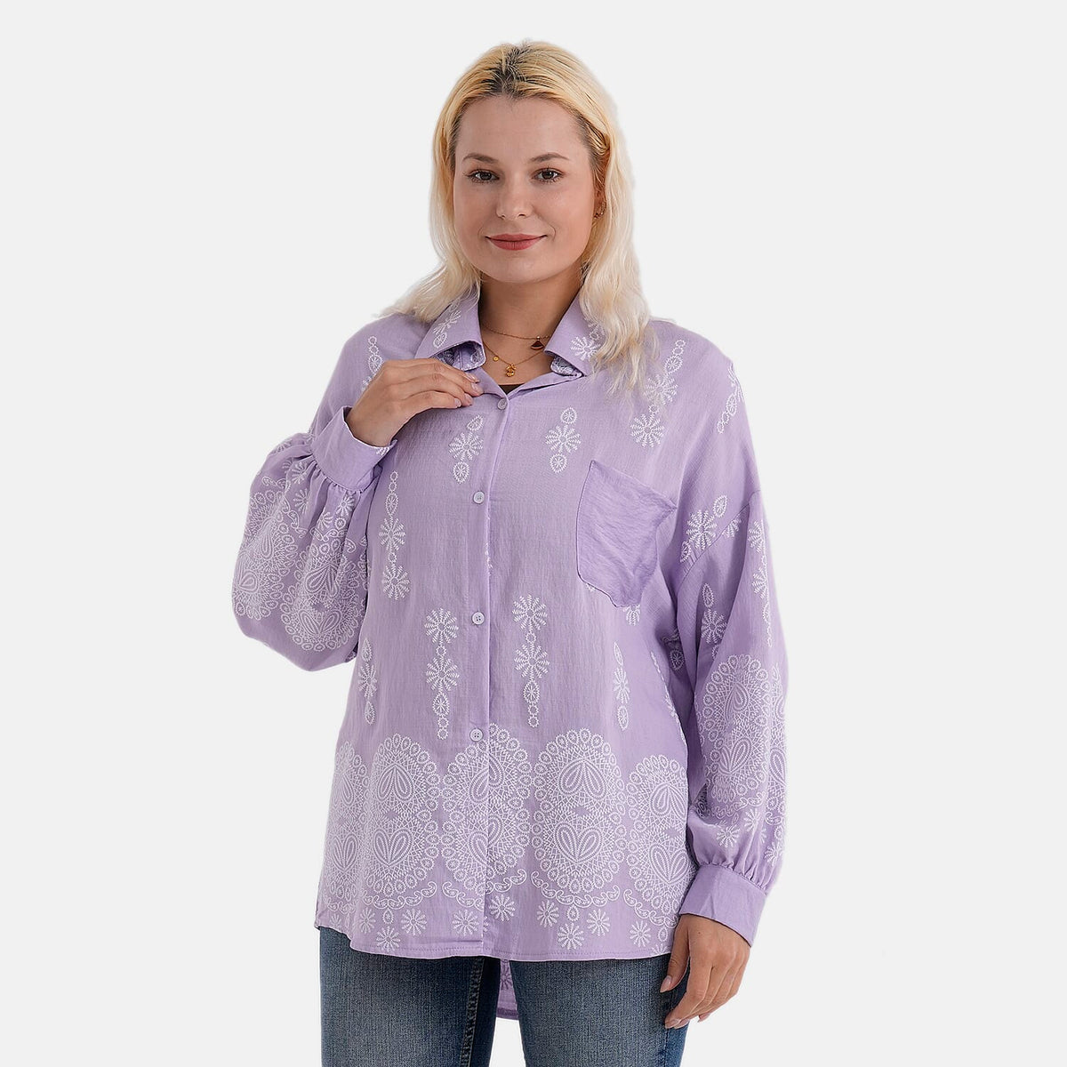 La Marey Floral Relaxed Fit Shirt 8360241 4