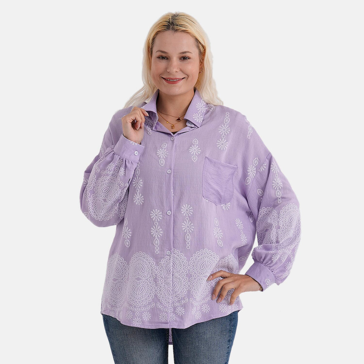 La Marey Floral Relaxed Fit Shirt 8360241 5