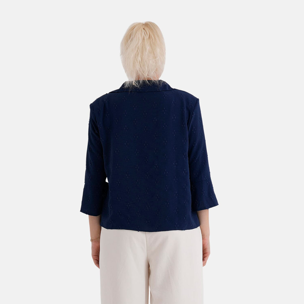 La Marey Embroidered Shirt (Size - 16 to 18) - Blue 8432140 3