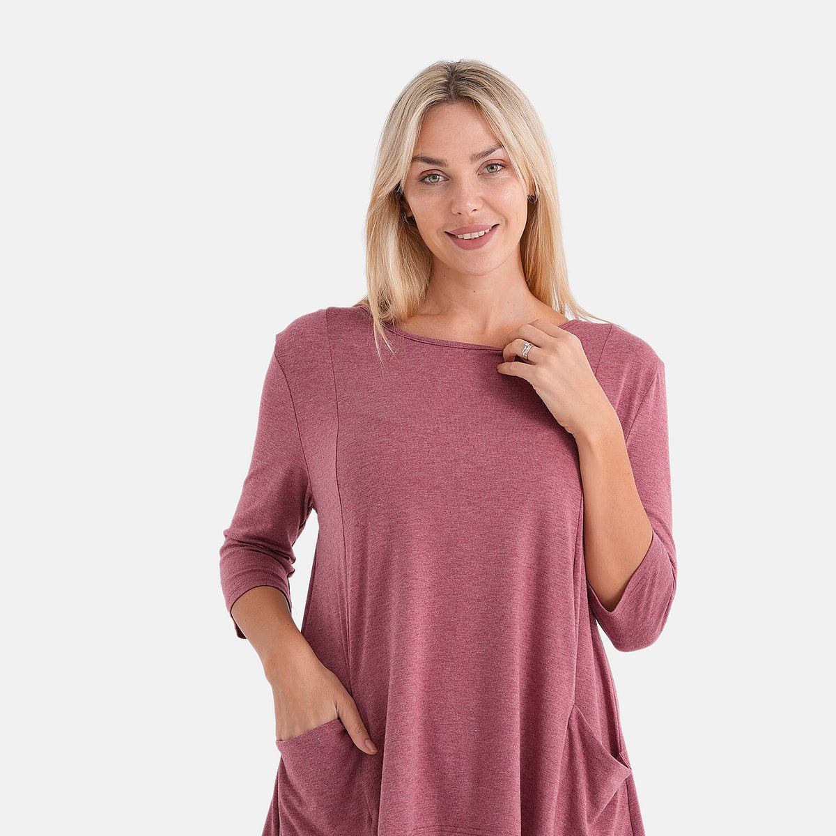 La Marey Soft-Touch Asymmetric Top (Size 8 To 10) - Rose V32530124 5