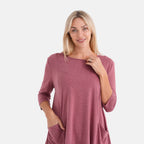 La Marey Soft-Touch Asymmetric Top (Size 8 To 10) - Rose