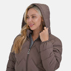 La Marey Lightning-Patterned Jacket (Size 20 to 22) - Brown