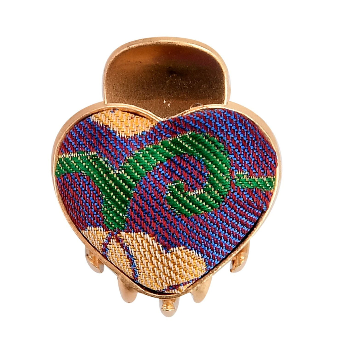 La Marey Signature Mulberry Silk Multicolour Hairpins &amp; Push Back Earring Set V32524898 6