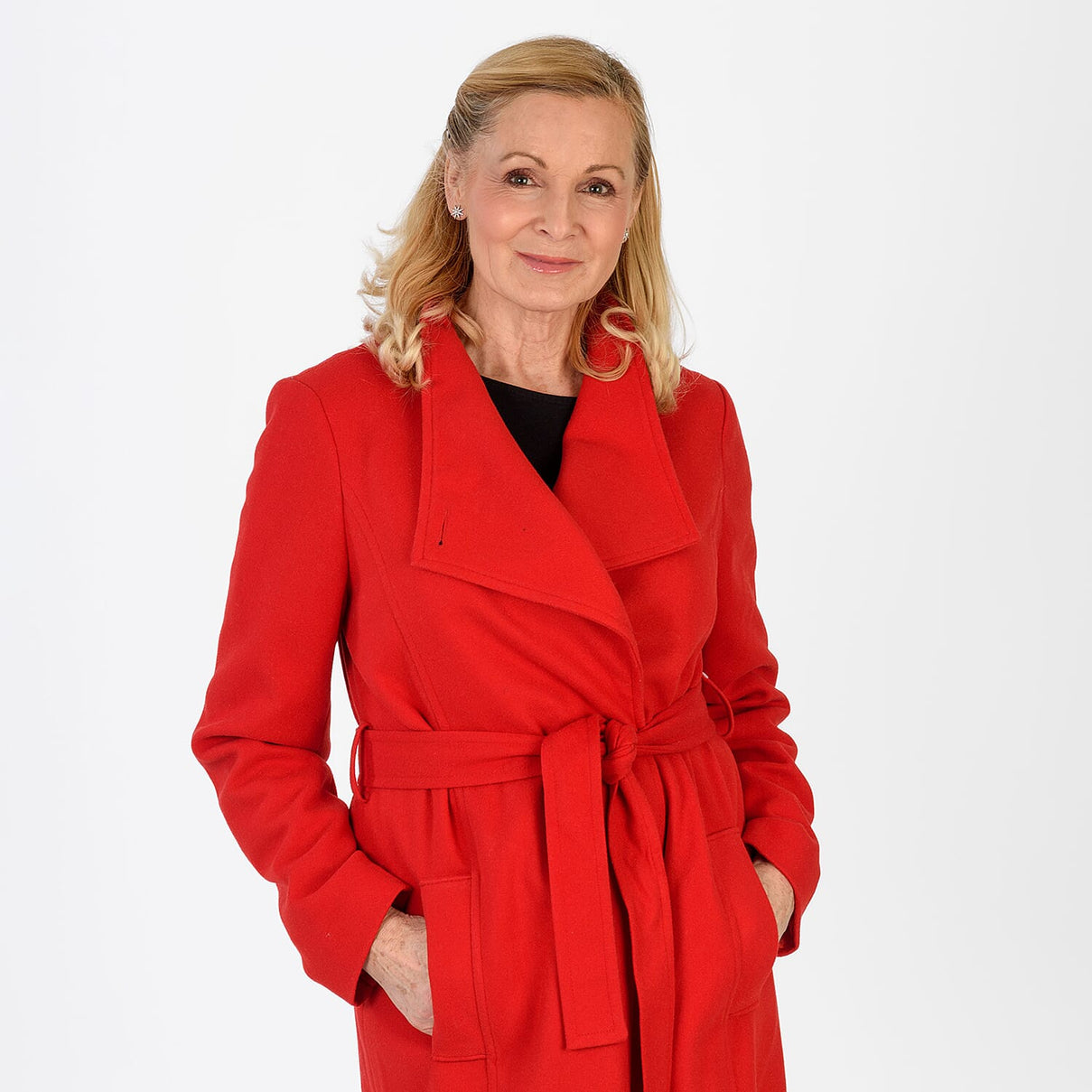 La Marey Signature Wrap Coat (Size 16-18) - Red 8247818 3