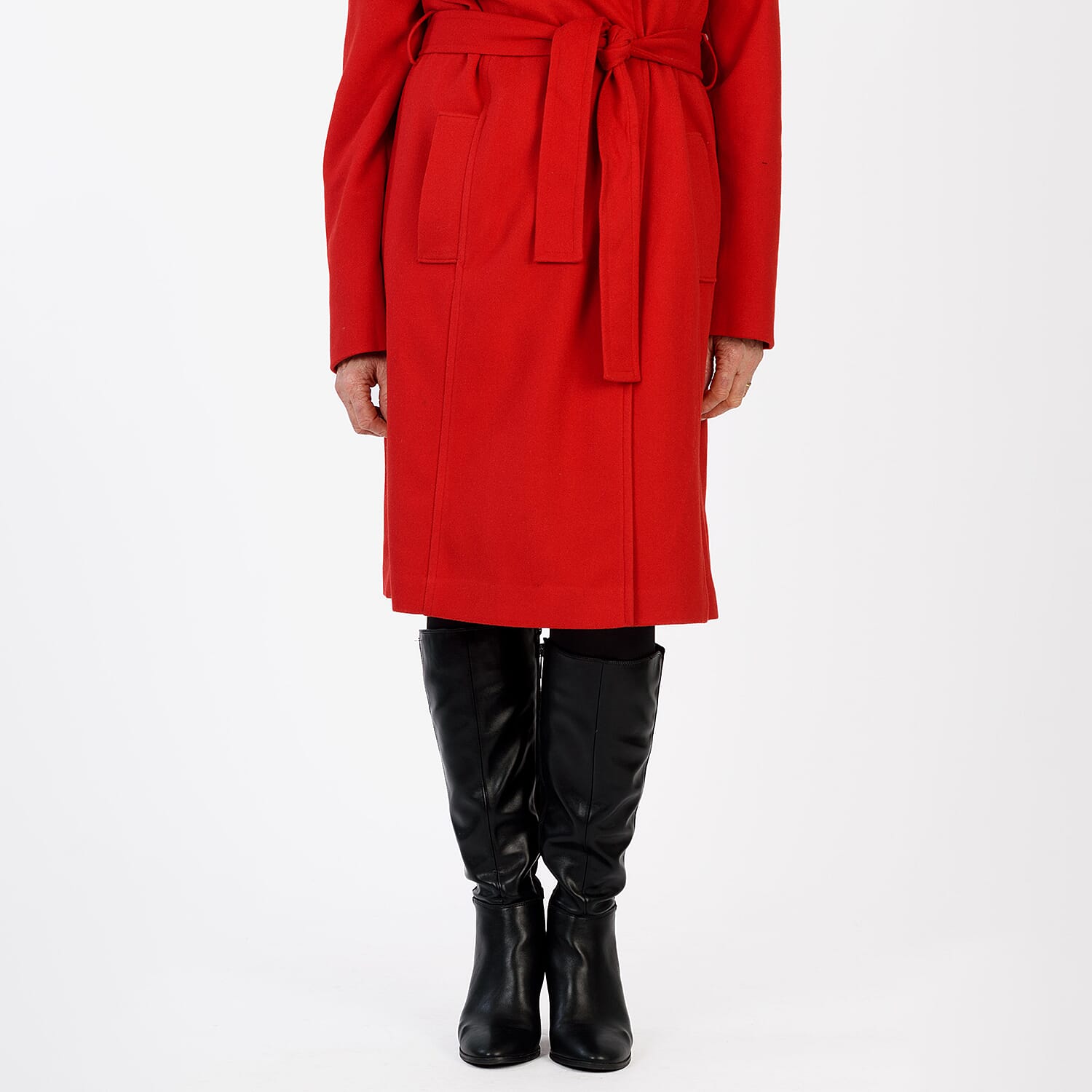 La Marey Signature Wrap Coat (Size 16-18) - Red 8247818 4