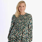 La Marey Soft Touch Knitted Shirred Dress (Size XL) - Green