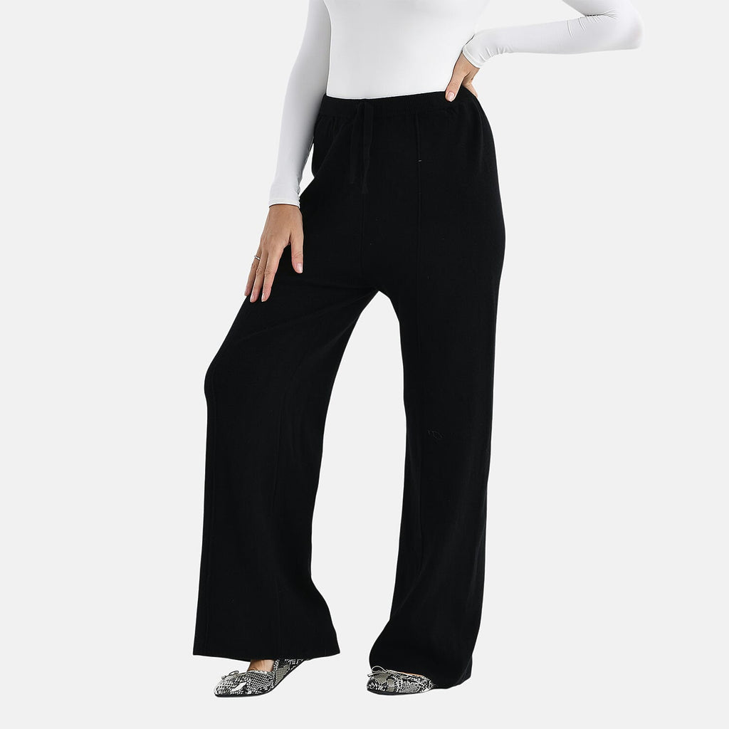LA Marey Knit Trousers (Size M) - Black