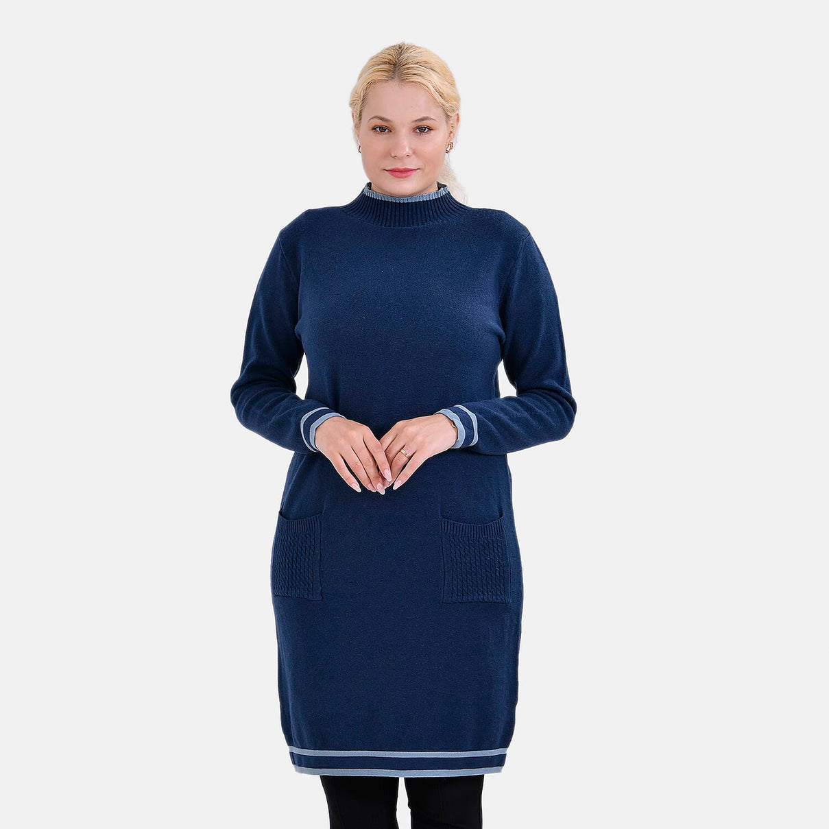 La Marey Cotton Blend Knitted Dress 7834315 4