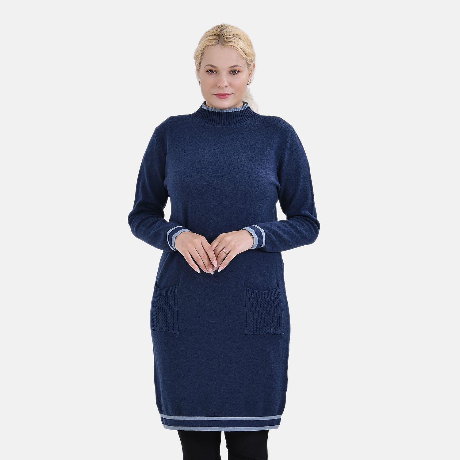 La Marey Cotton Blend Knitted Dress 7834315 4