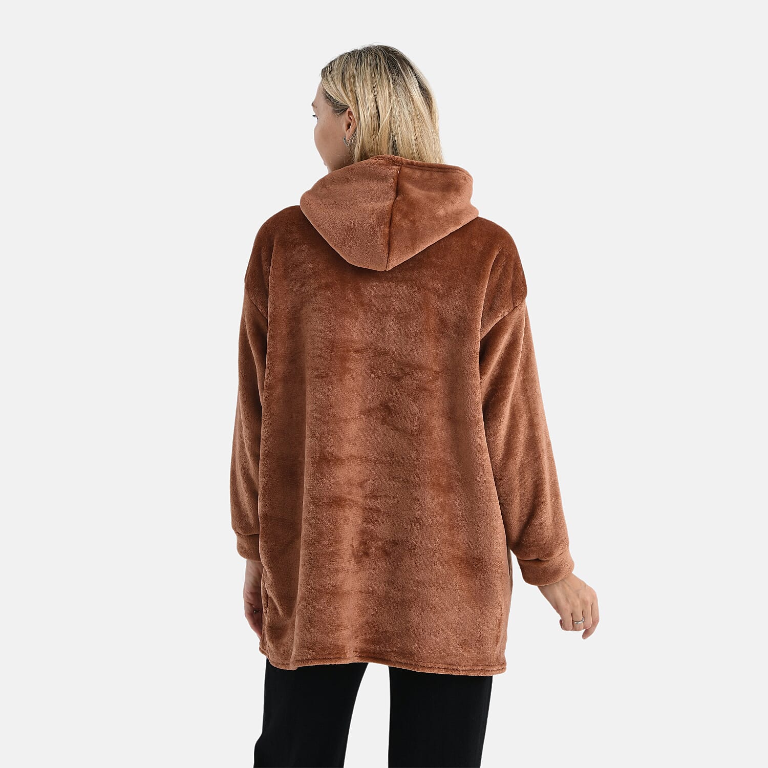 La Marey Super Soft and Warm Luxurious Sherpa Oversize Hoodie (One Size) 8234395 2