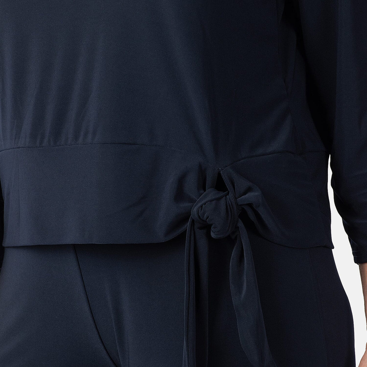 La Marey Side Knot Detail Top (Size S) - Navy V32528895 4
