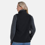 La Marey Turtle Neck Gilet (Size 8 to 10) - Black