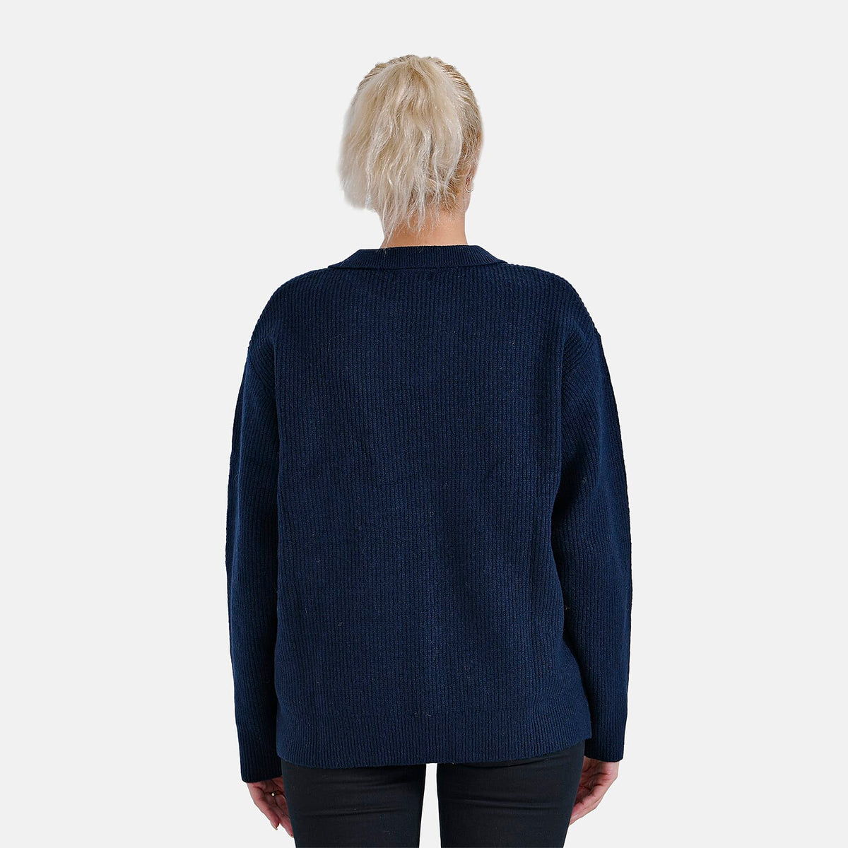 La Marey Polo Jumper (Size 20 to 22) - Navy 7856952 4