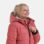 La Marey Windbreaker Padded Jacket (Size 8 to 10) - Coral