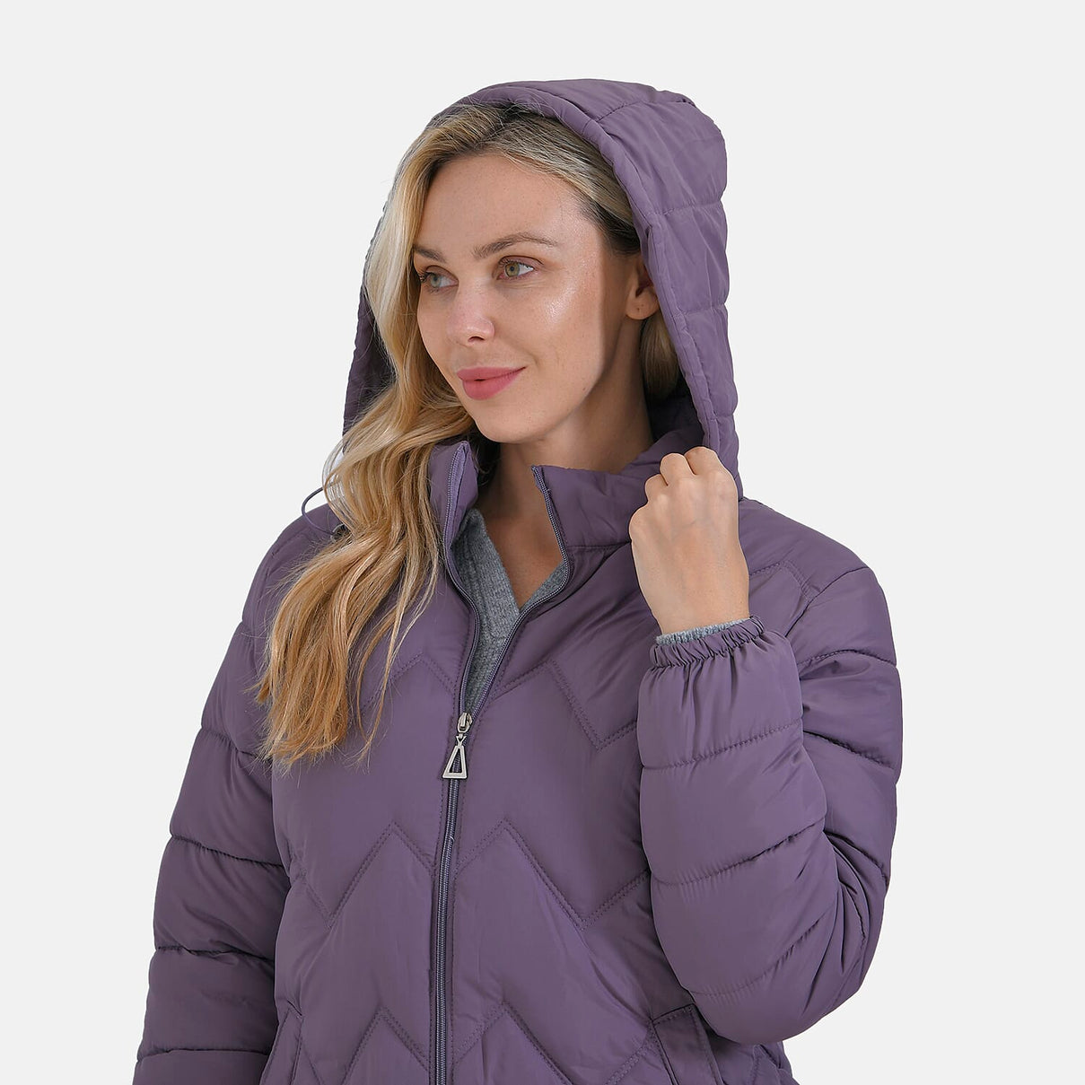 La Marey Lightning-Patterned Jacket (Size 12 to 14) - Purple 7858661 12