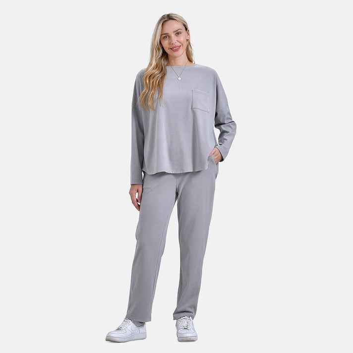 La marey Full-Sleeve with Round Neck Casual top 7849861 1