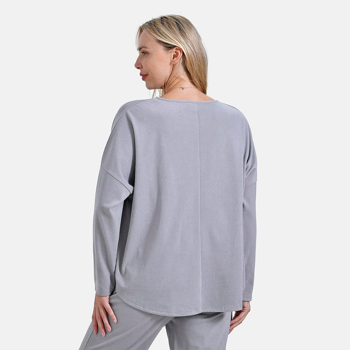 La marey Full-Sleeve with Round Neck Casual top 7849861 2