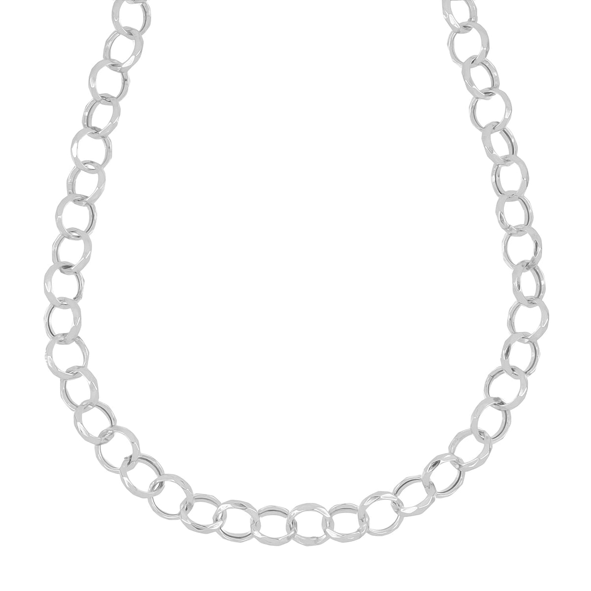 LaBella Fine Italian Jewellery - Handmade Sterling Silver Belcher Necklace (Size - 20) with Lobster Clasp 8236632 0