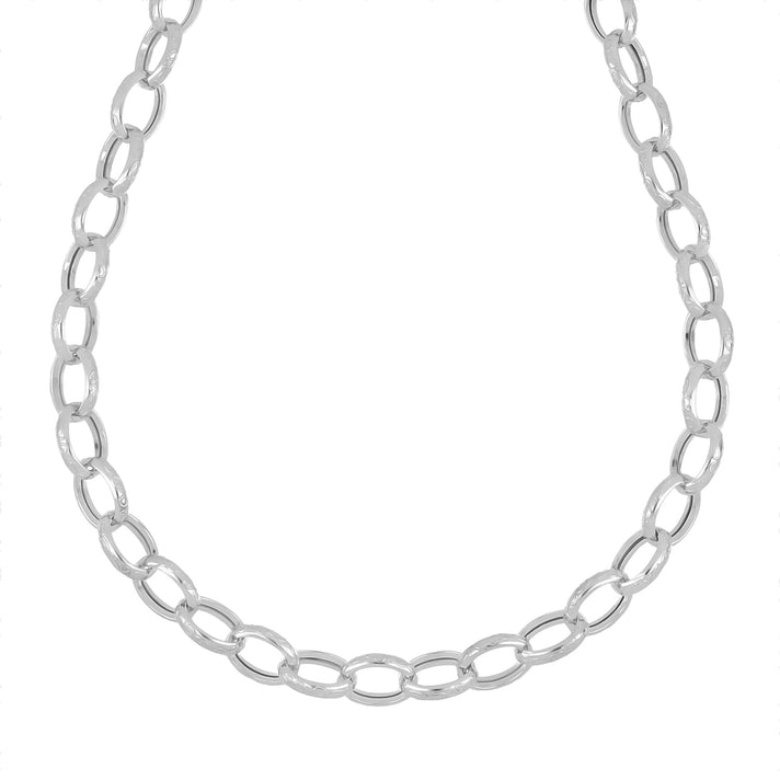 LaBella Fine Italian Jewellery - Handmade Sterling Silver Necklace (Size - 20) with Lobster Clasp V32617723 1