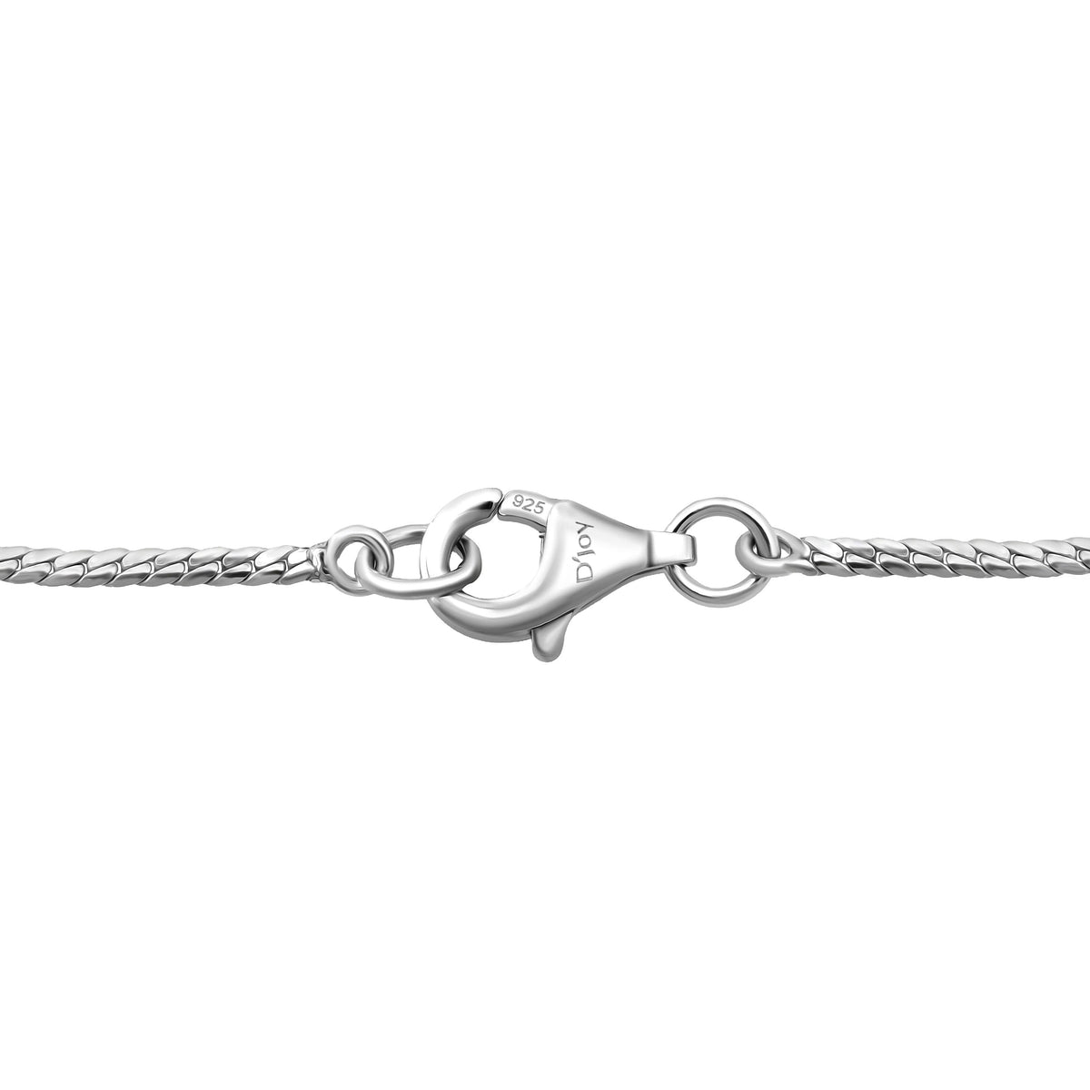 LUXURIANT 1.50 Ct. Lab Grown Diamond Necklace with Lobster Clasp in Rhodium Overlay Sterling Silver 18 Inch 8182862 10