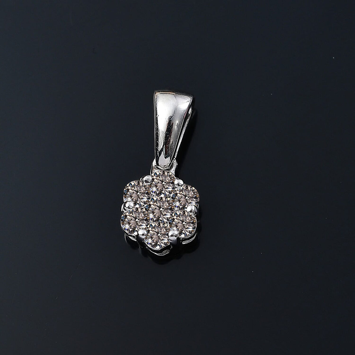 Luxuriant Diamod - Lab Grown Diamond Pendant in Platinum Overlay Sterling Silver 2.04 Ct. 8030664 2