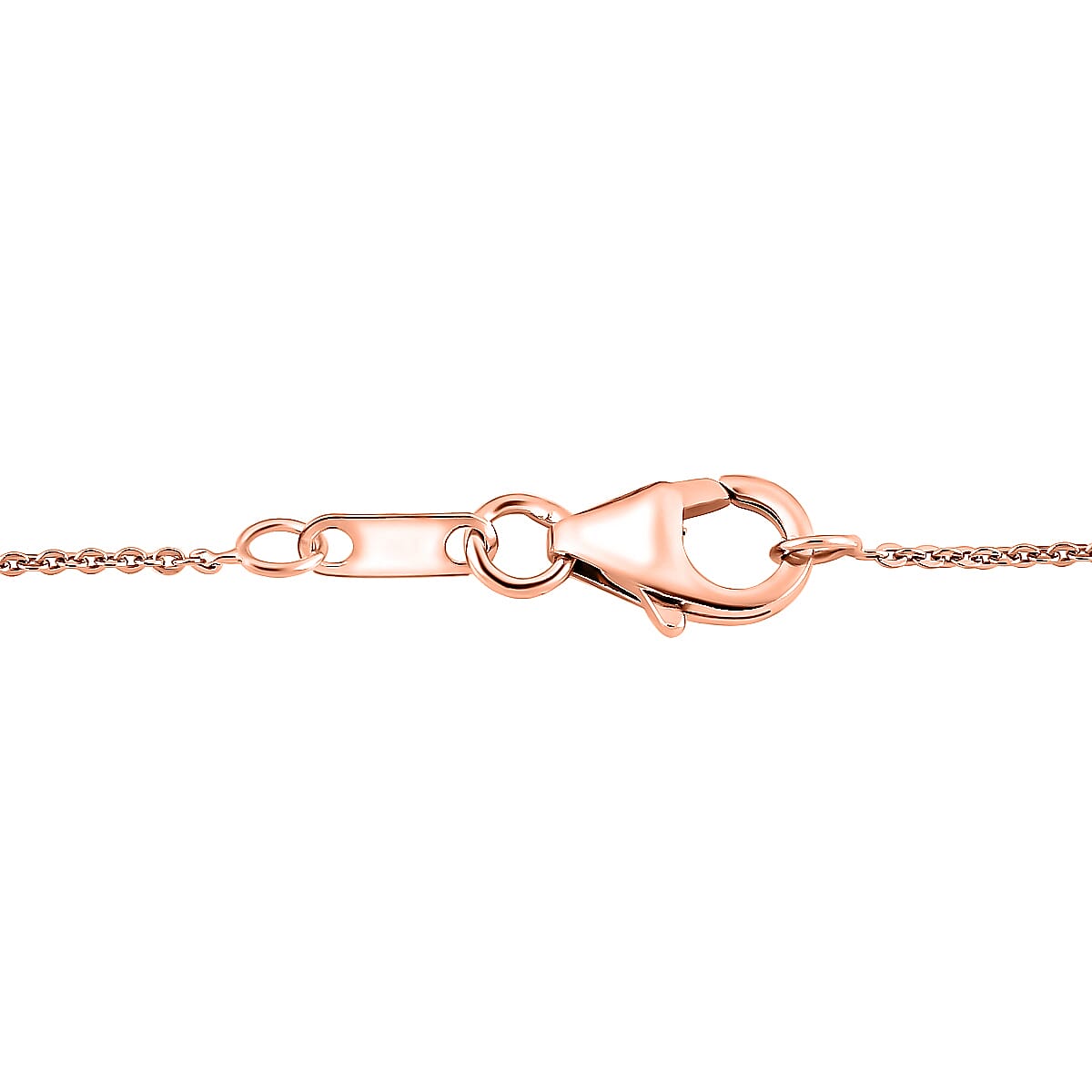 LUXURIANT 1.5 Ct. Lab Grown Diamond Circle Of Life Pendant with Chain (Size 20) in 18K Vermeil Rose Gold Over Sterling Silver (SI-GH) 4428239 6