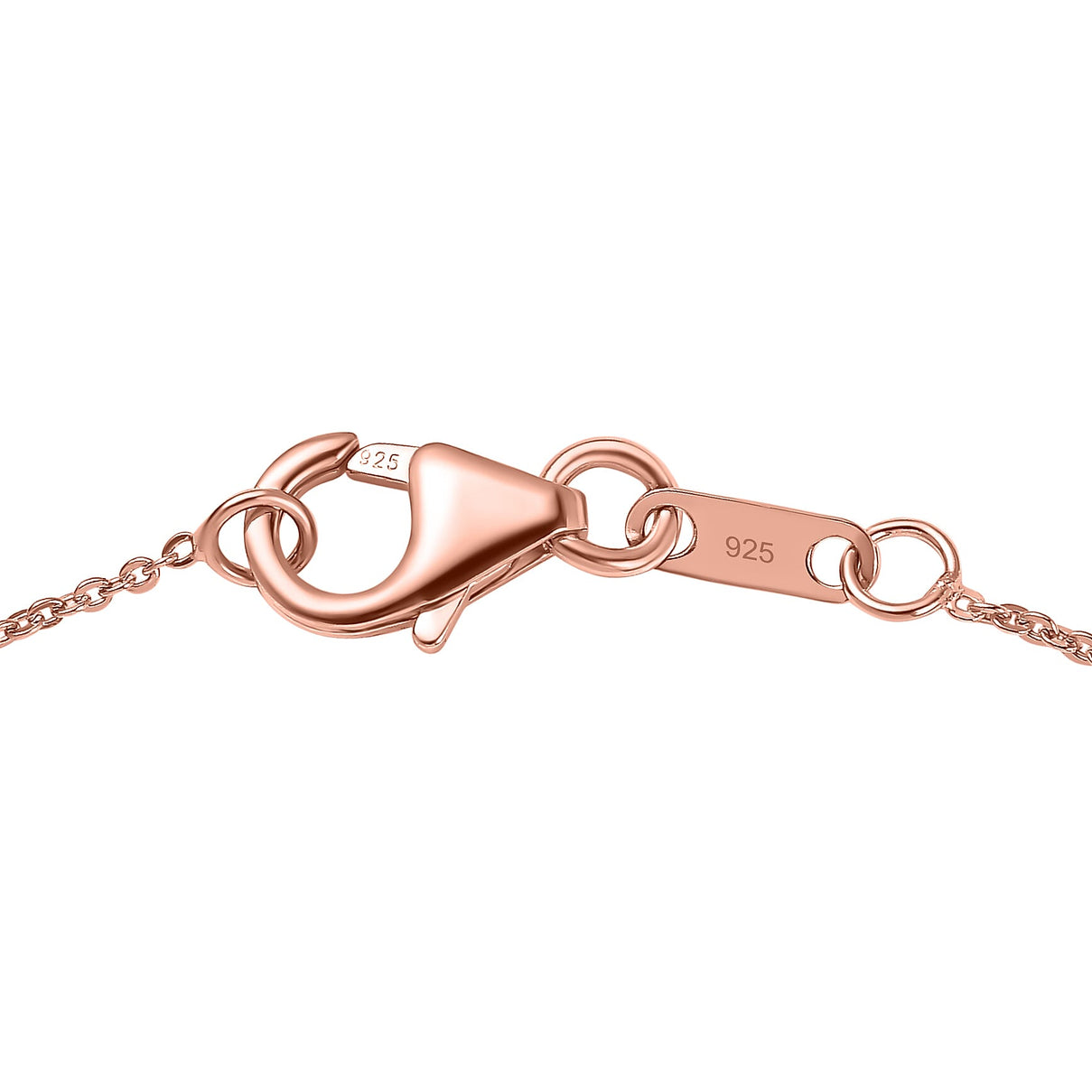 LUXURIANT 1.5 Ct. Lab Grown Diamond Solitaire Pendant with Chain in 18K Vermeil Rose Gold Plated Sterling Silver, 20 Inch 4436552 6