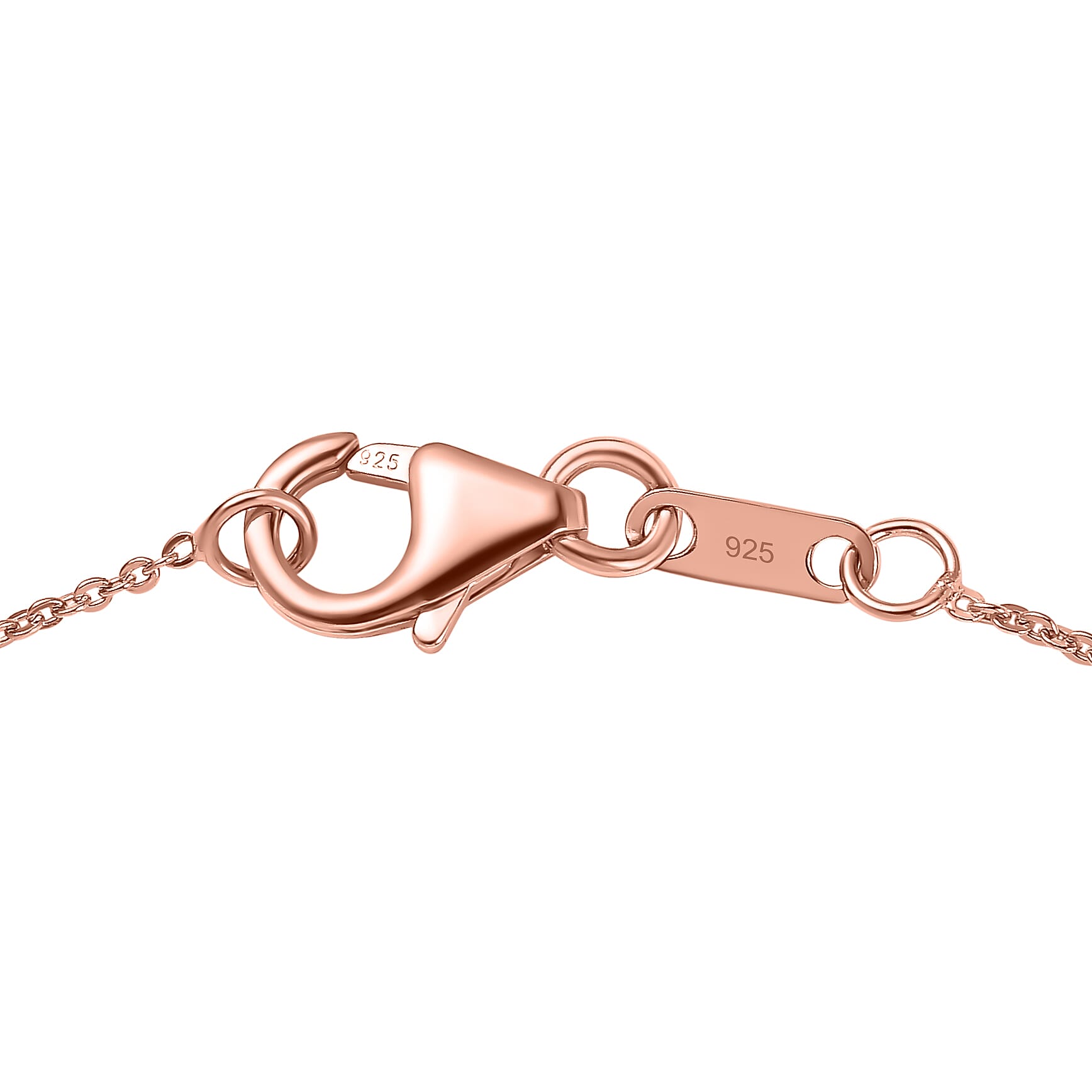 LUXURIANT 1.5 Ct. Lab Grown Diamond Solitaire Pendant with Chain in 18K Vermeil Rose Gold Plated Sterling Silver, 20 Inch 4436552 6