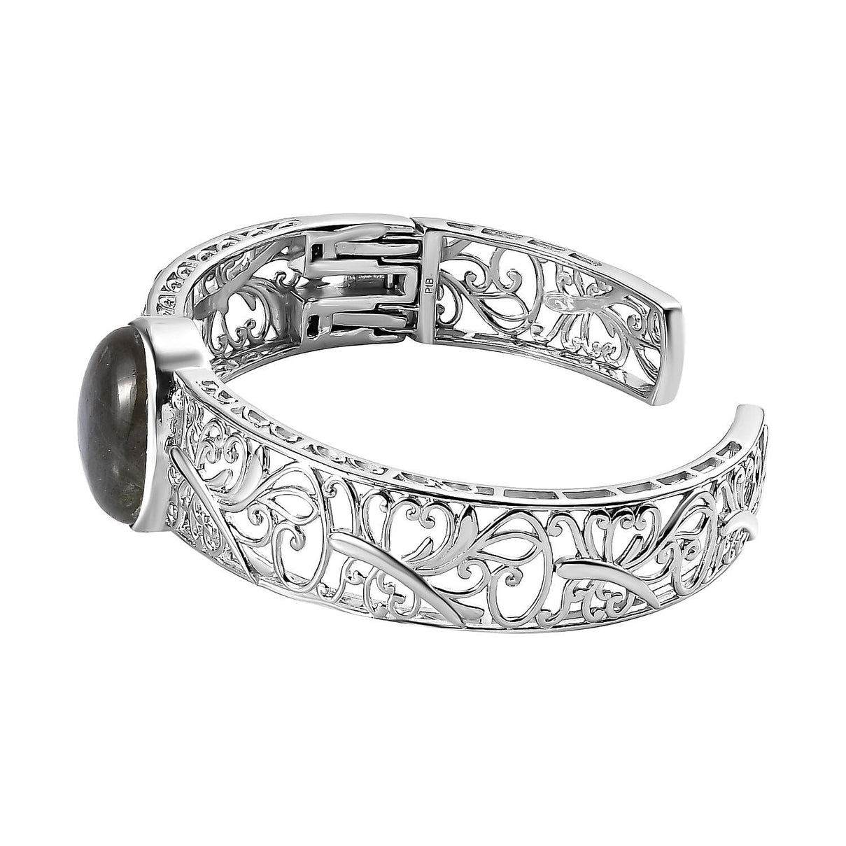 Designer Inspired - Labradorite Cuff Bangle (Size 7.5 cm) 7715448 3