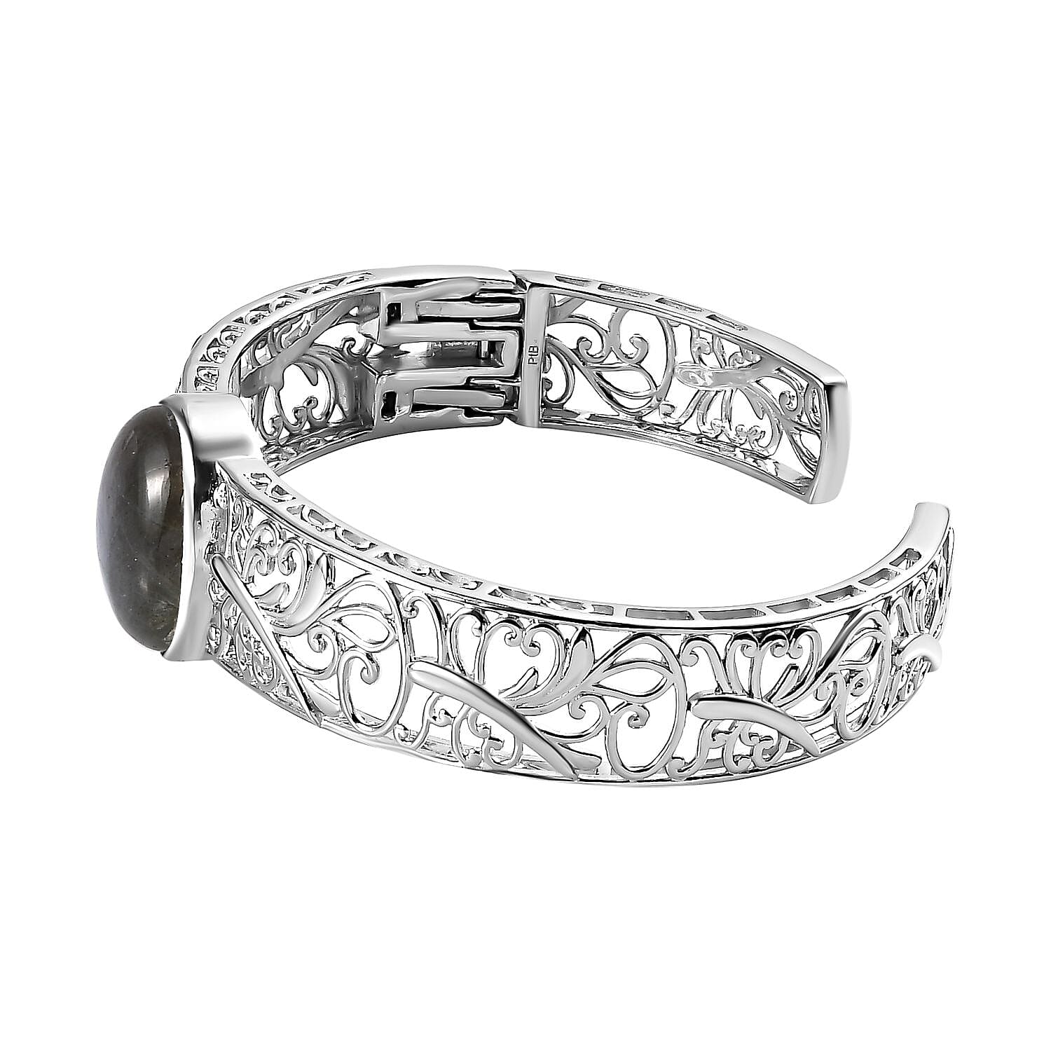 Designer Inspired - Labradorite Cuff Bangle (Size 7.5 cm) 7715448 3
