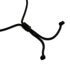 Natural Labradorite Carved Necklace with Adjustable Cotton Thread (Up to Size 28) 85.00 Ct. - Buddha