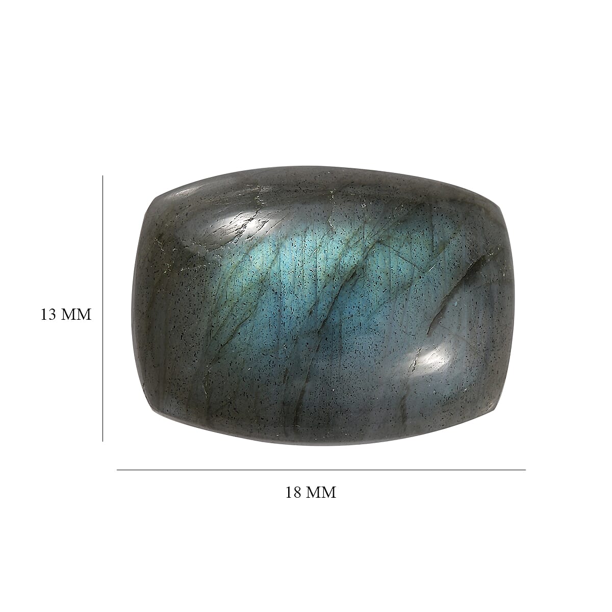 Labradorite Loose Gemstone in Cushion Shape (18x13mm) 7763311 4