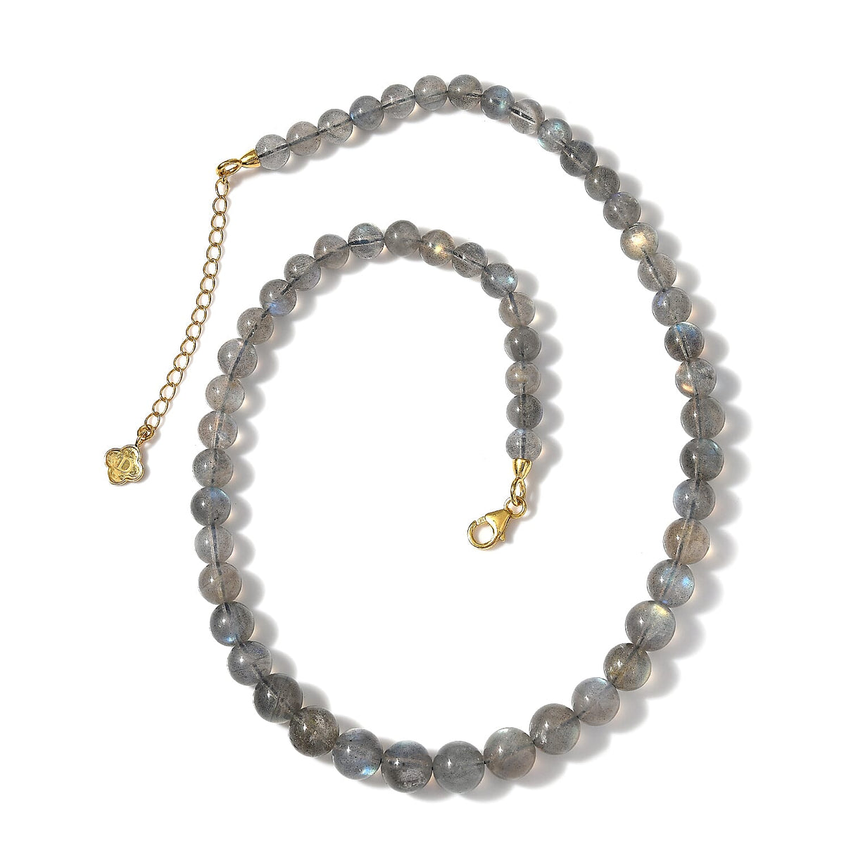 One Time Closeout - Labradorite Necklace (Size - 18) in 18k Gold Vermeil Sterling Silver 190.00 ct 7798247 0