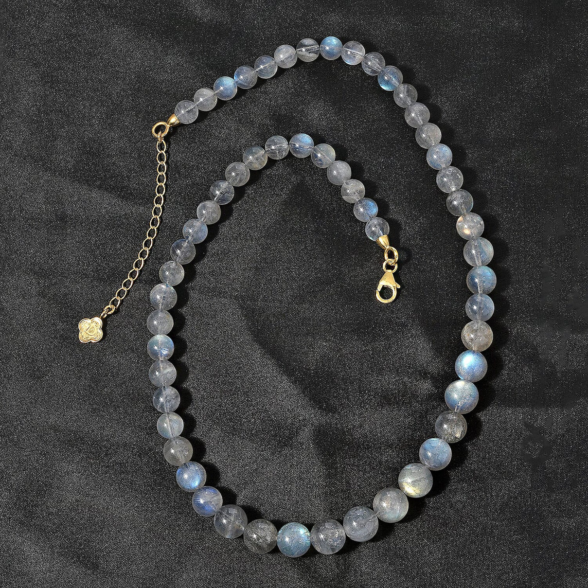 One Time Closeout - Labradorite Necklace (Size - 18) in 18k Gold Vermeil Sterling Silver 190.00 ct 7798247 3