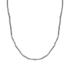 Labradorite Necklace (Size - 20) in Rhodium Sterling Silver 35.0 Ct