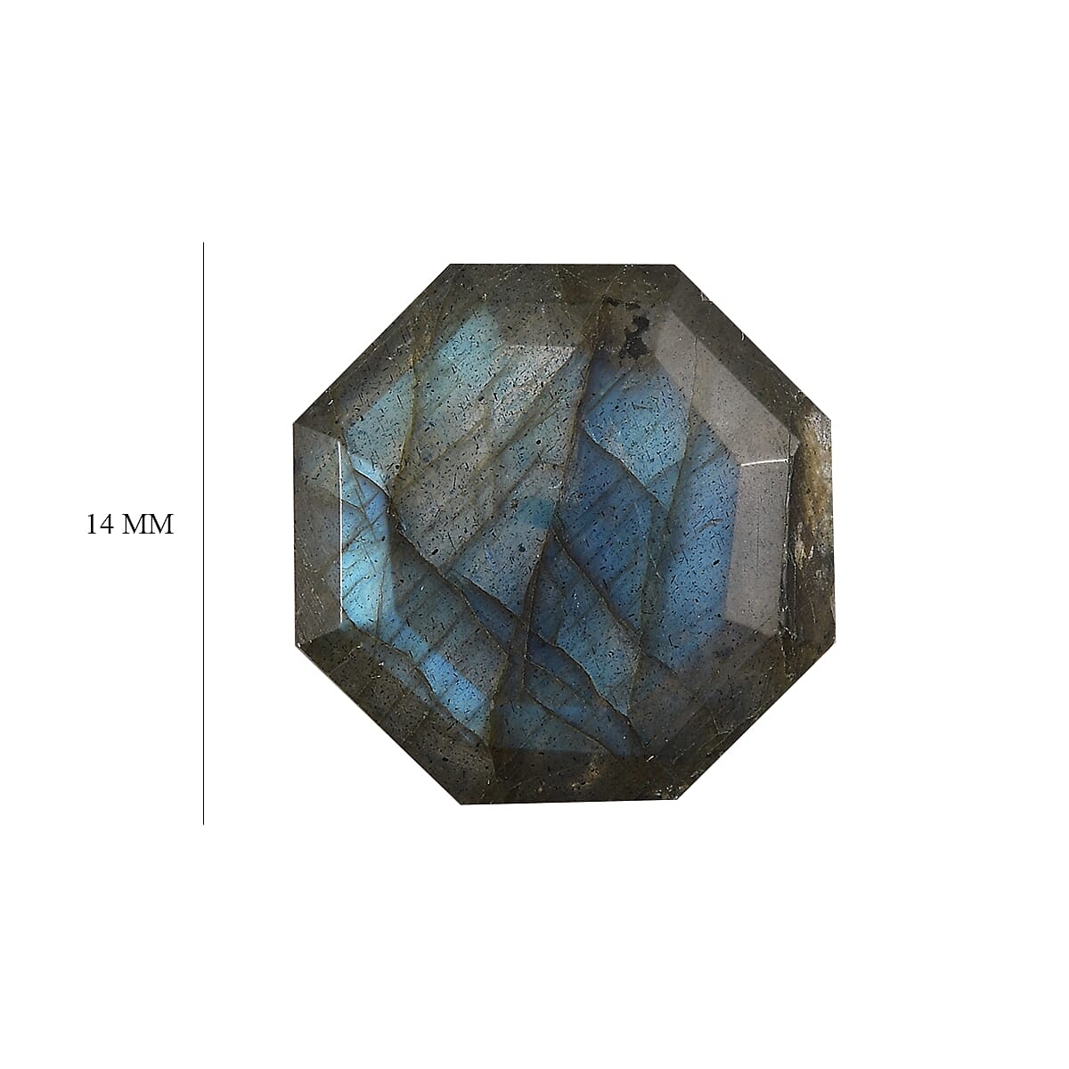 Labradorite Loose Gemstone in Octillion Shape (14.0mm) 7763313 4