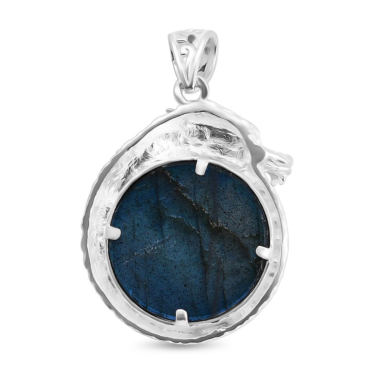Royal Bali Collection Labradorite Dragon Pendant in Sterling Silver 25.27 Ct. 7910261 4