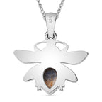 Labradorite Dragon Fly Solitaire Sterling Silver Pendant with Chain (Size 20)