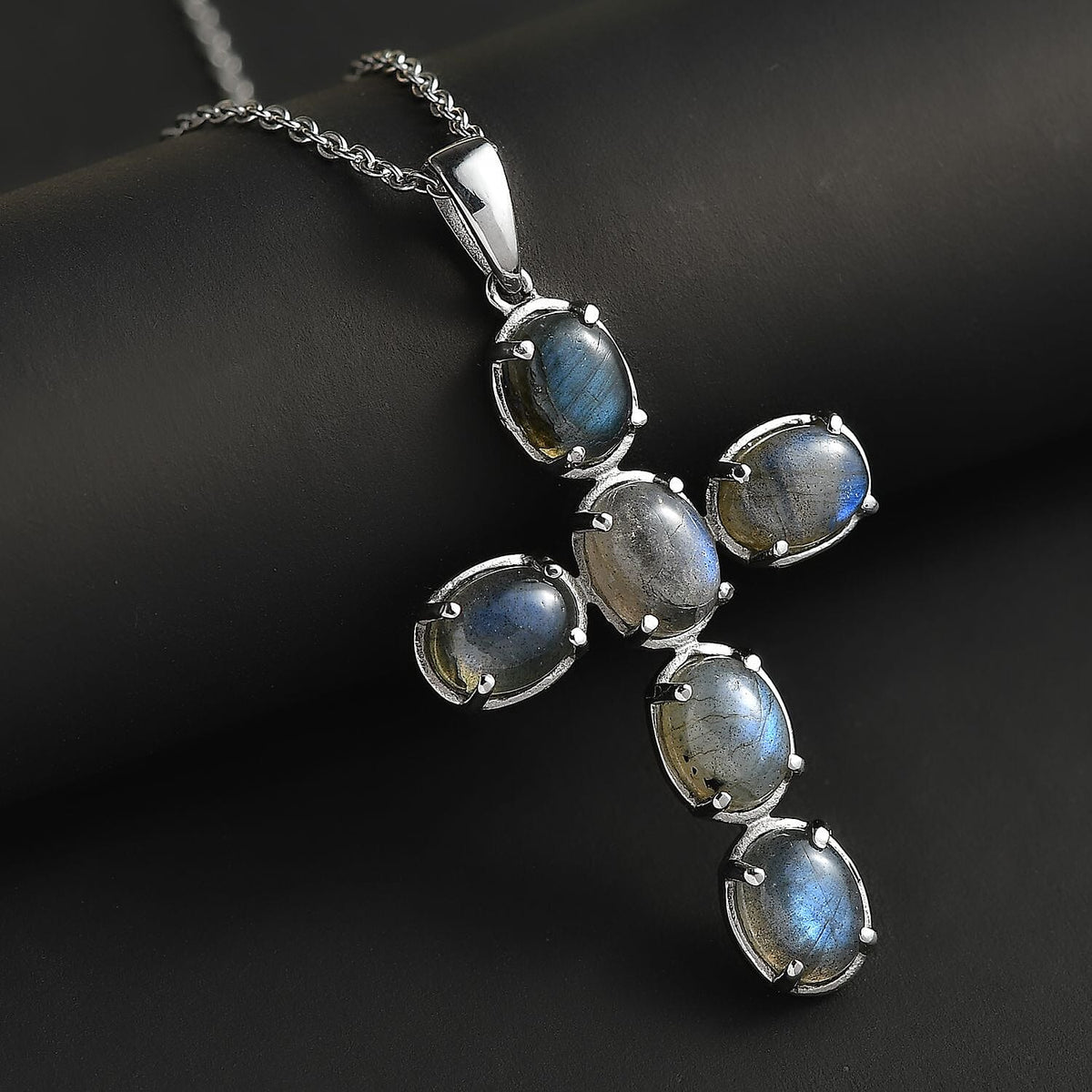 Labradorite Pendant with Chain (Size - 20) 4331088 2