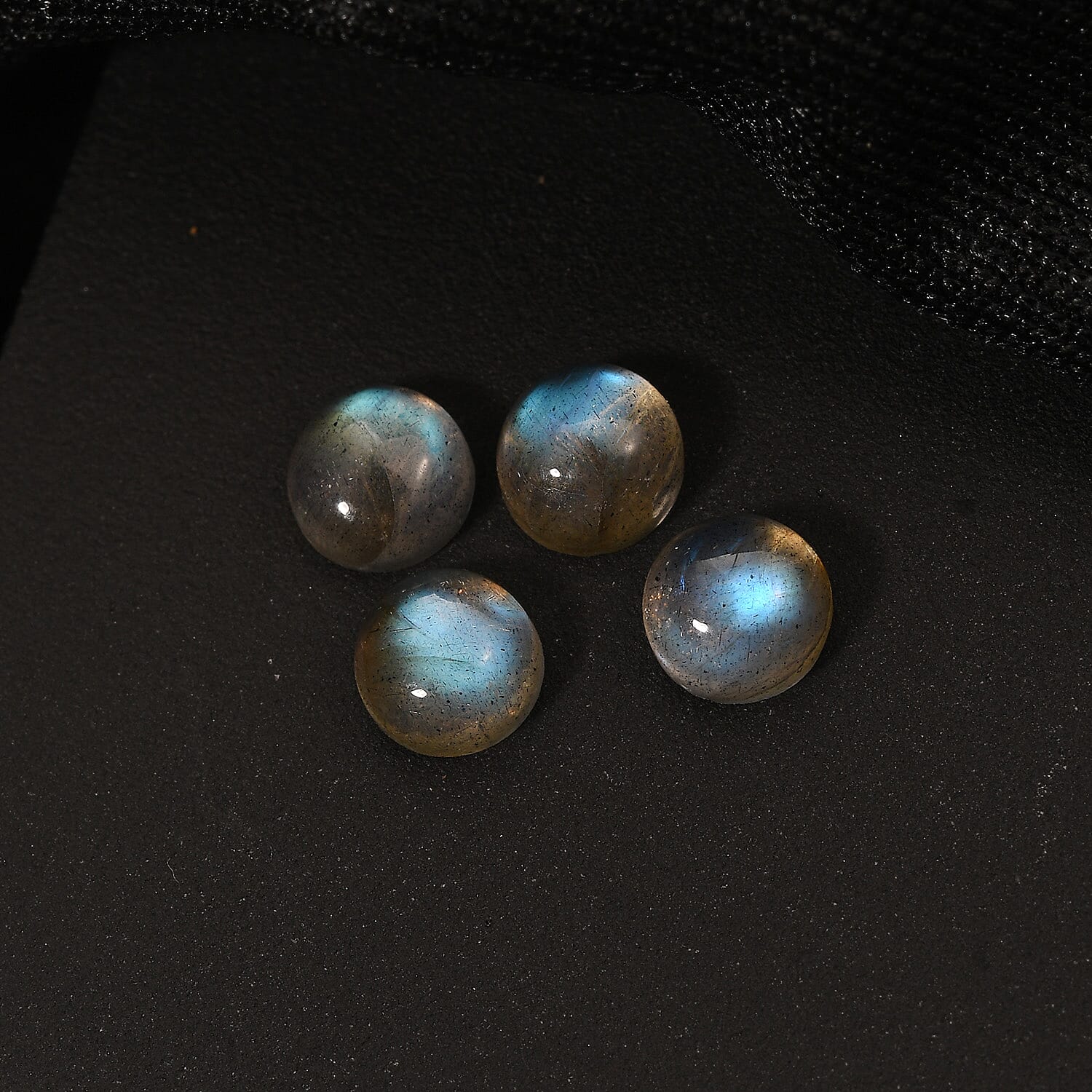 Set of 4 Labradorite Loose Gemstones in Round Shape (6.0mm) 7763319 1