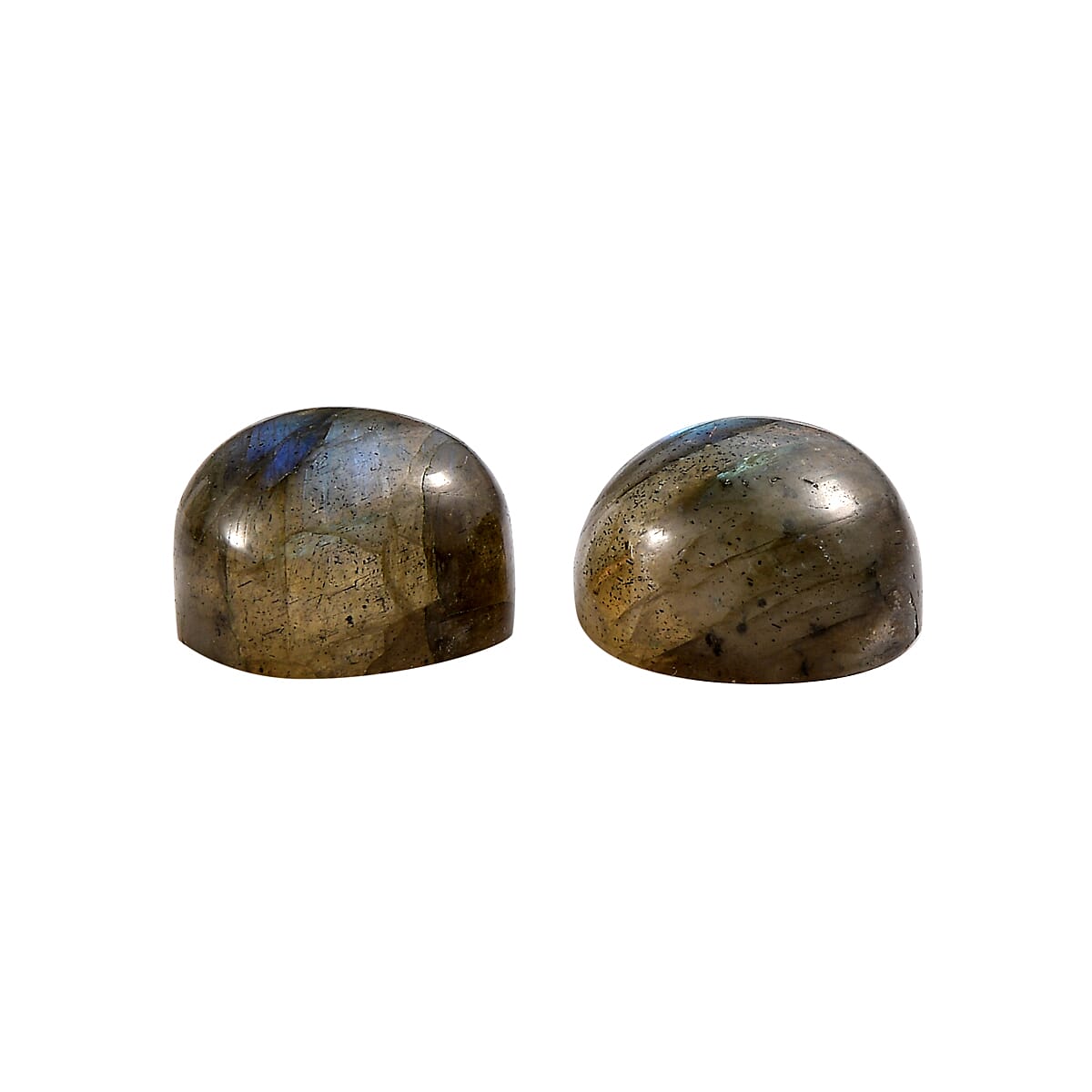 Set of 2 Labradorite Loose Gemstones in Round Shape (8.0mm) 7763320 2