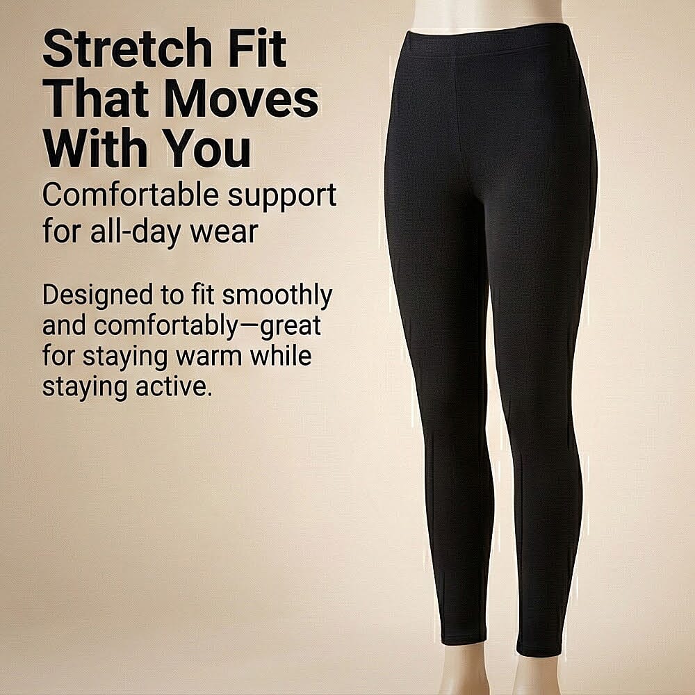 Ladies Diamond Thermal Legging (Size - M/L) - Black V32516303 3