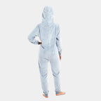Ladies Fleece Onesie with Hood - Blue