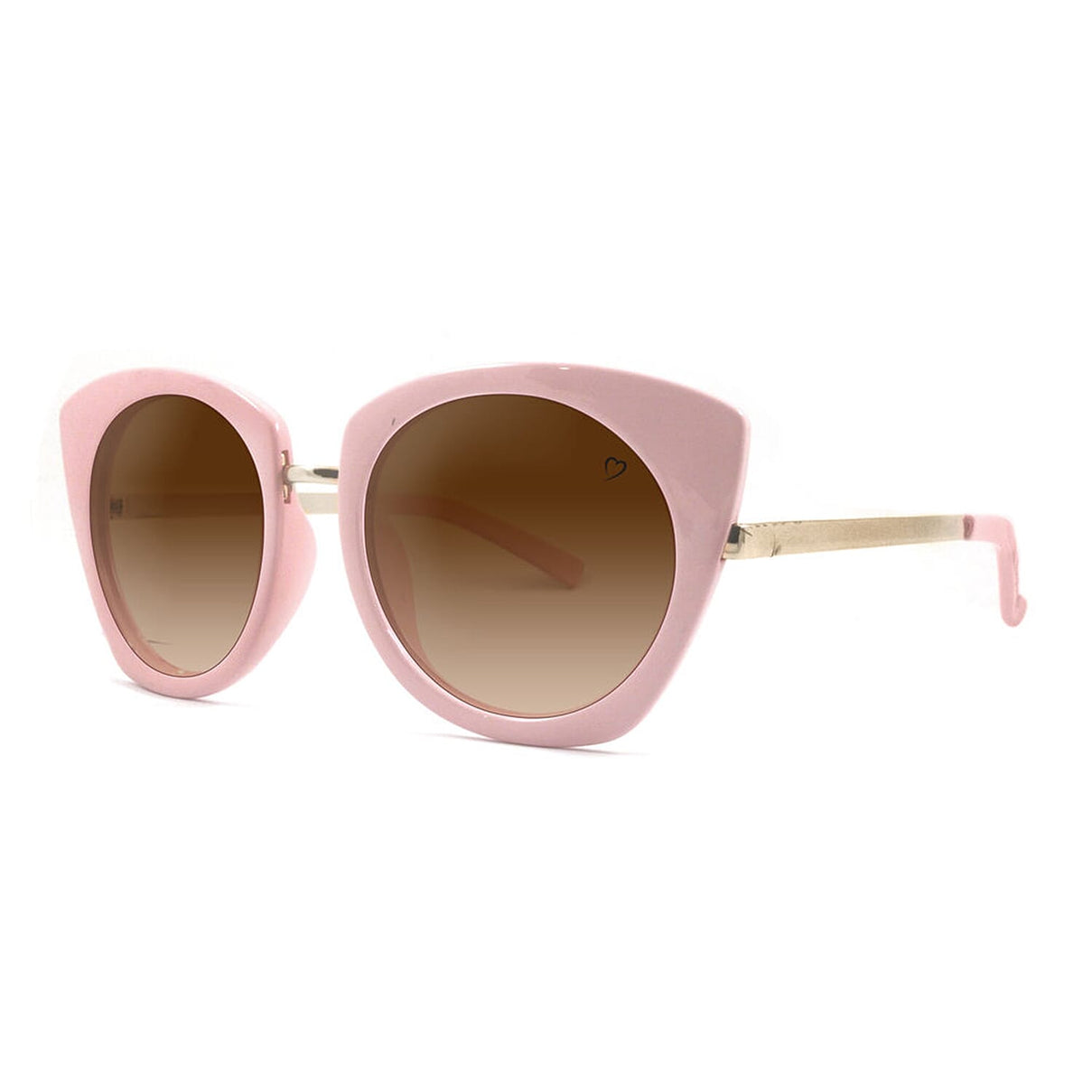Ruby Rocks Womens Ibiza Brown Lens Cat Eye Sunglasses - Pink V32363740 0
